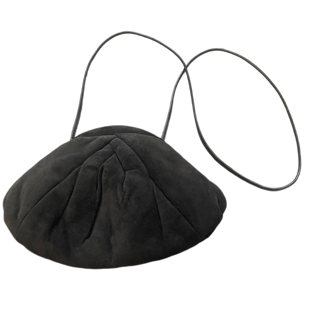Vintage 1980's PARK AVENUE INT Black Suede Purse